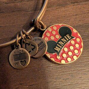 Disney Alex and Ani Minnie Mouse Ear Hat Gold
